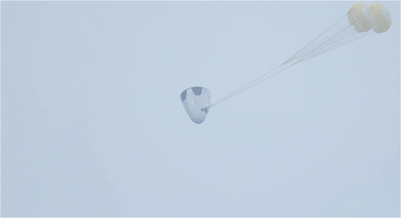Illustration for article titled SpaceX realiza con éxito el primer vuelo de prueba de la nueva Dragon